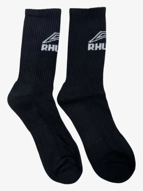 RHUDE Footy logo-intarsia socks