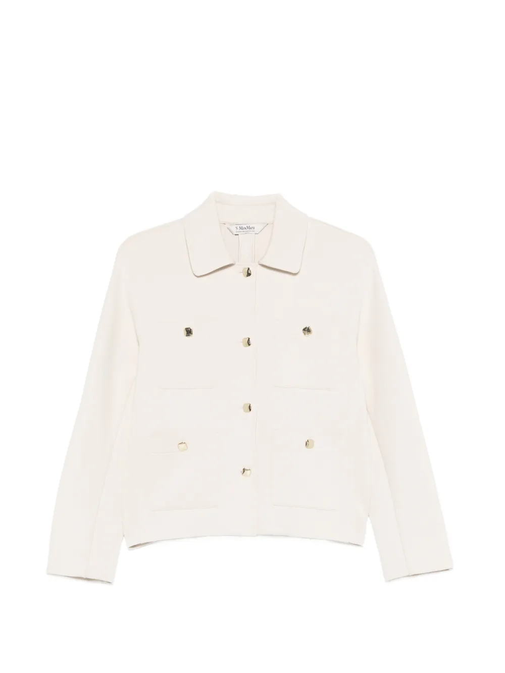 'S Max Mara Smmarmonioso button patch-pocket jacket - Nude