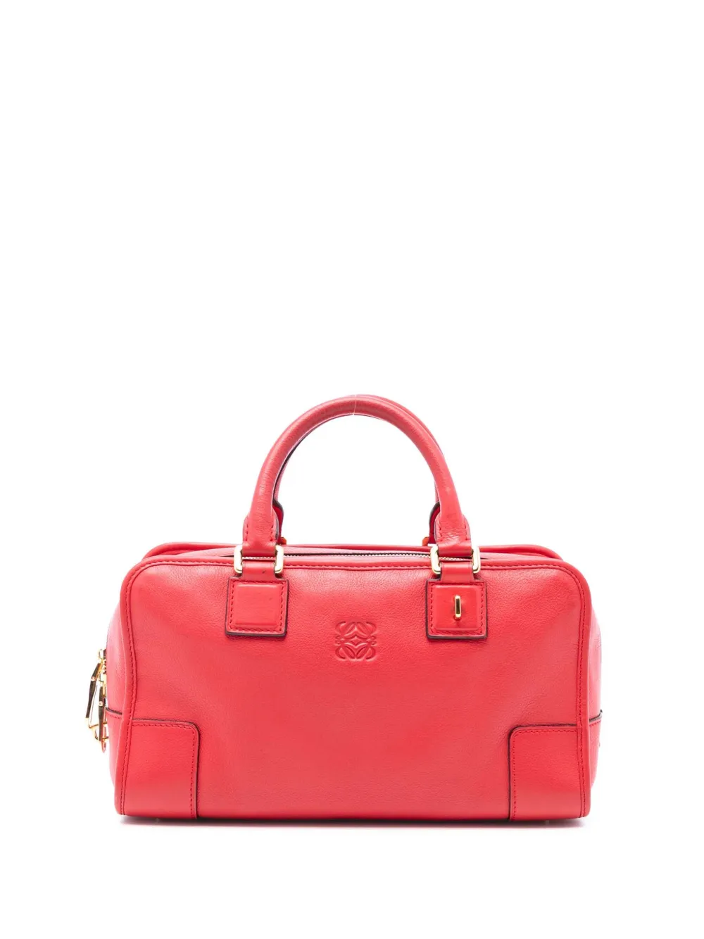 Loewe Pre-Owned 2011 Limited Edition Goatskin Amazona 28 satchel - Rot