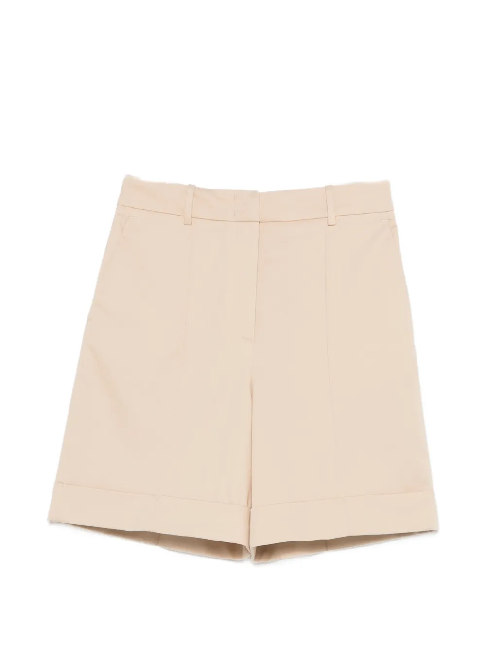 Eleventy concealed-fastening tailored shorts - Toni neutri