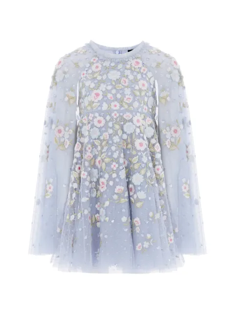 NEEDLE & THREAD KIDS floral embroidered dress