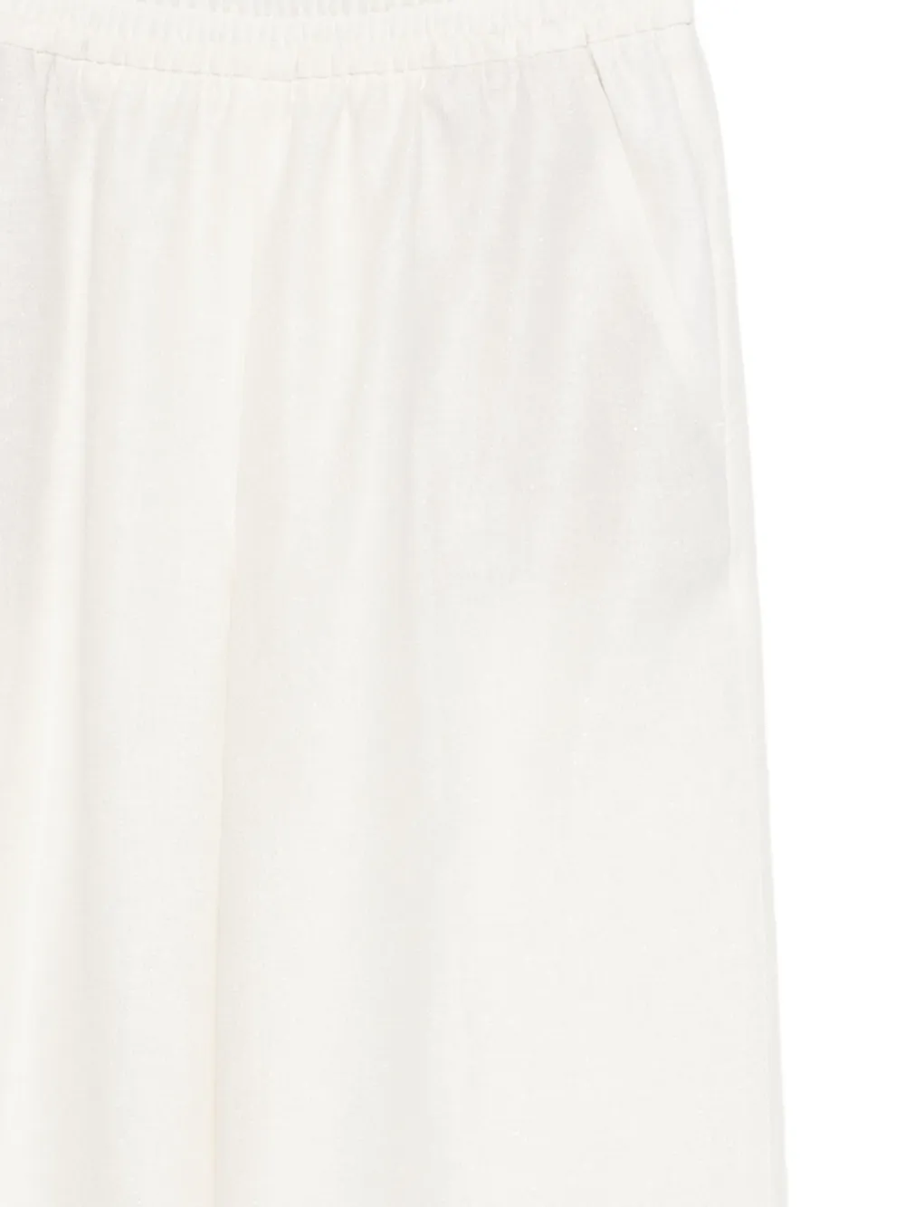 Eleventy elasticated-waistband trousers - Wit