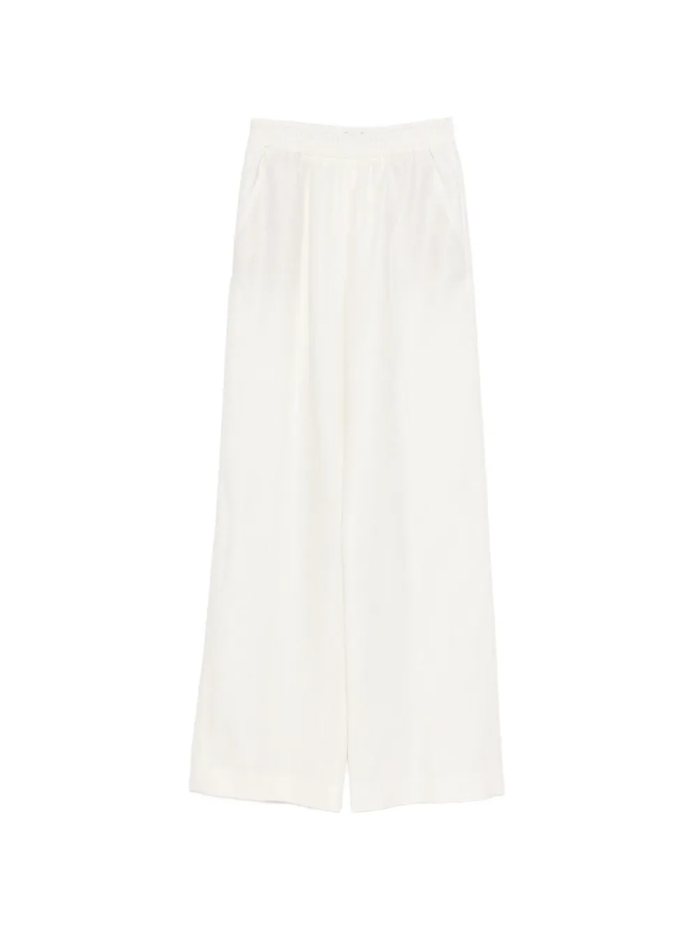 Eleventy elasticated-waistband trousers - Bianco