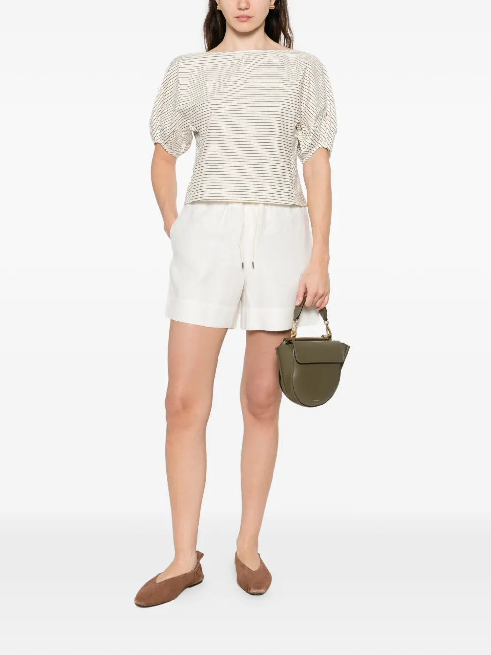  Eleventy Drawstring Shorts - Neutrals 