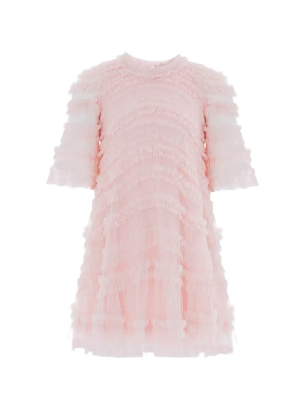 NEEDLE & THREAD KIDS ruffled dress - Rosa