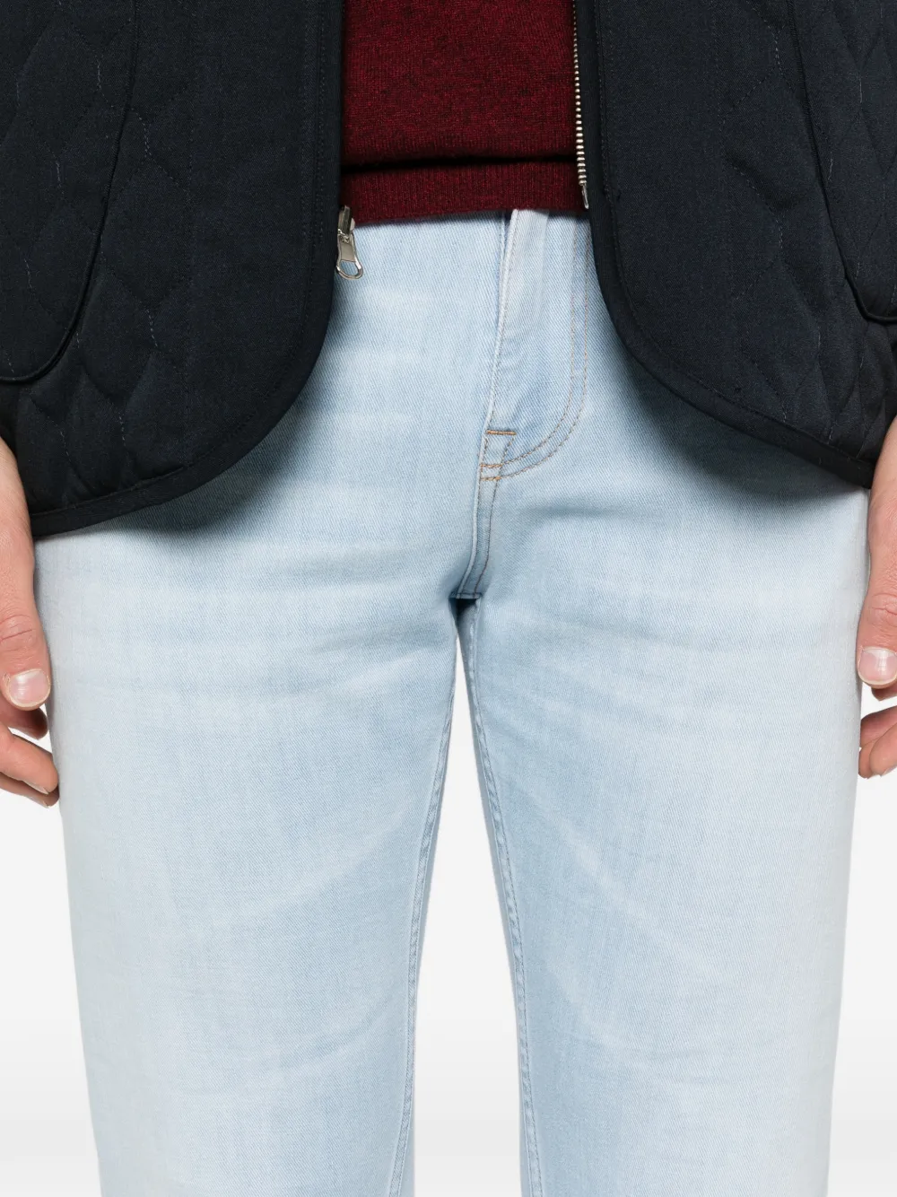 Eleventy Jeans met vijf zakken Blauw
