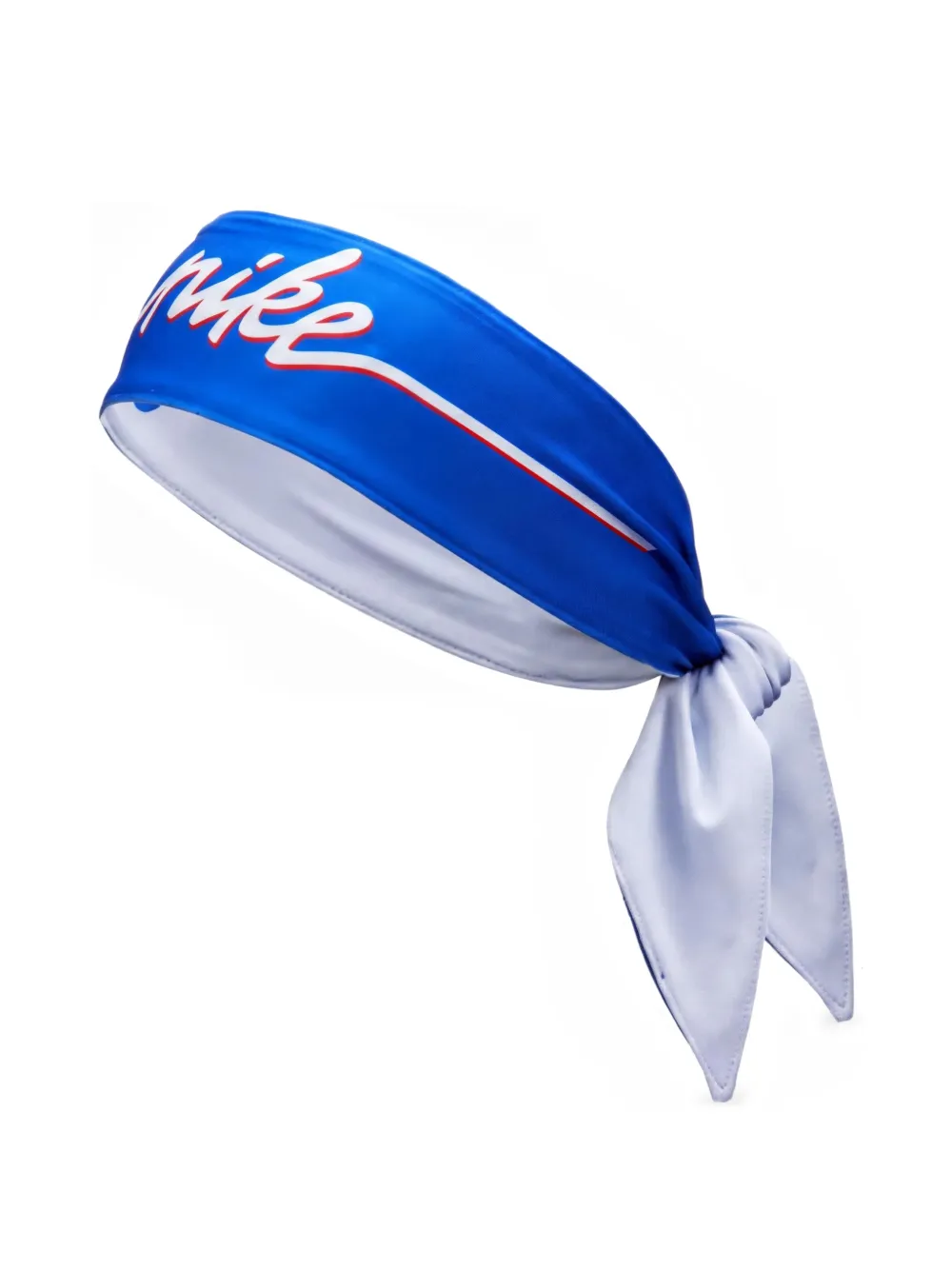 Nike Dri-Fit haarband met logoprint Blauw