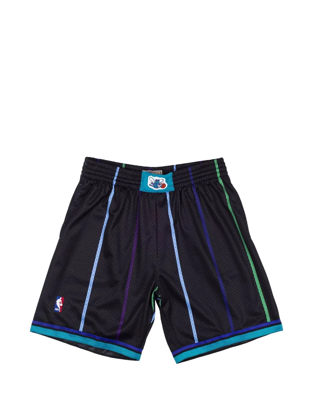 Mitchell & Ness Shorts NBA a righe - Nero