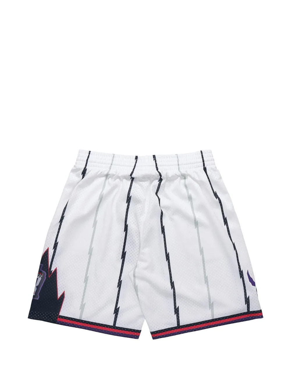 Mitchell & Ness NBA s 1998-1999 Toronto Raptor shorts met print Wit