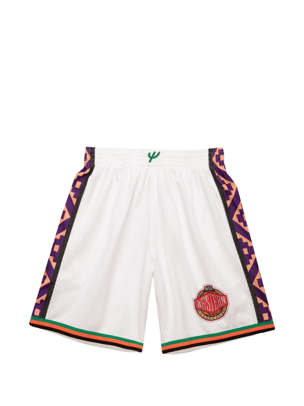 Mitchell & Ness Shorts Swingman NBA 1995 All-Star Game con strass - Bianco