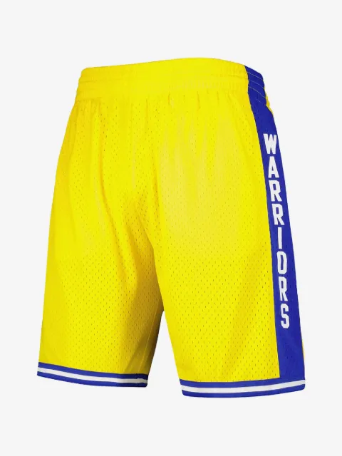 Mitchell & Ness NBA "1974-75 Golden State Warriors" Home Shorts mit Schriftzug