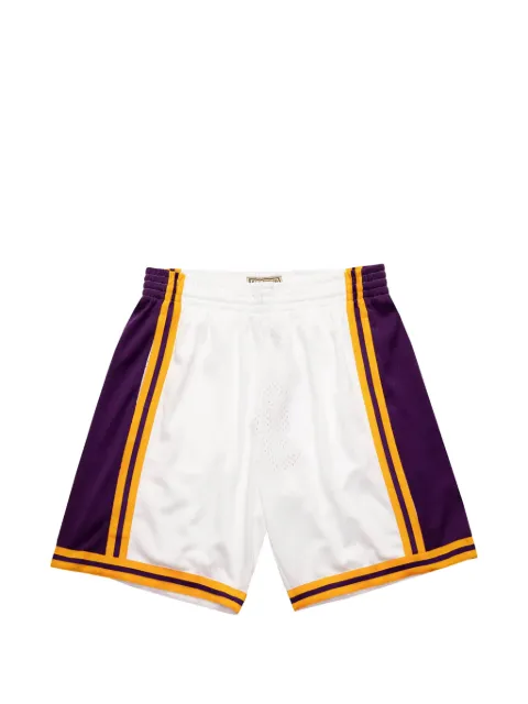 Mitchell & Ness  short Los Angeles Lakers 1984-85 Swingman Reload à rayures