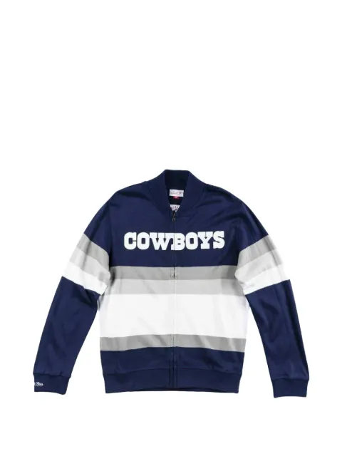 Mitchell & Ness NFL "Dallas Cowboys" stripe full zip sweater