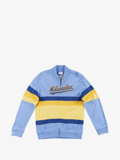 Mitchell & Ness x MLB Milwaukee Brewer full-zip sweatshirt