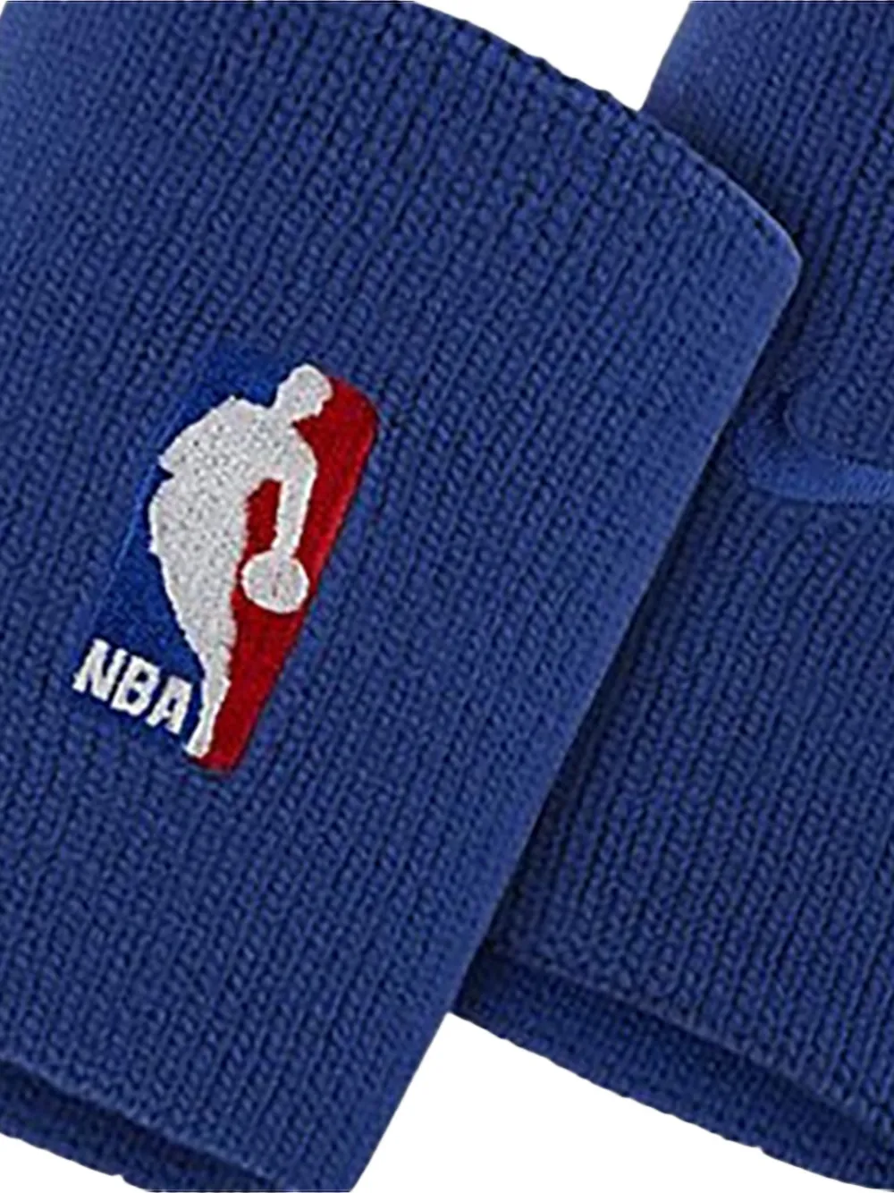 Nike NBA Elite zweetbandjes met borduurwerk Blauw