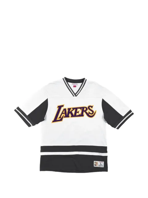 Mitchell & Ness x NBA Los Angeles Lakers V-neck panelled T-shirt