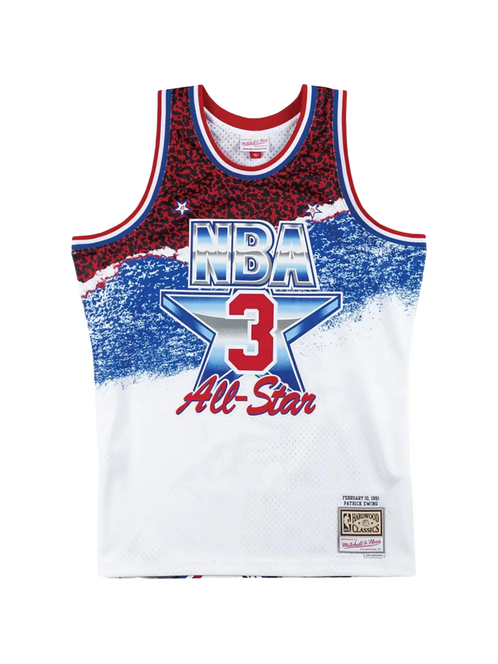 Mitchell & Ness x NBA Gilet Patrick Ewing Swingman - Bianco