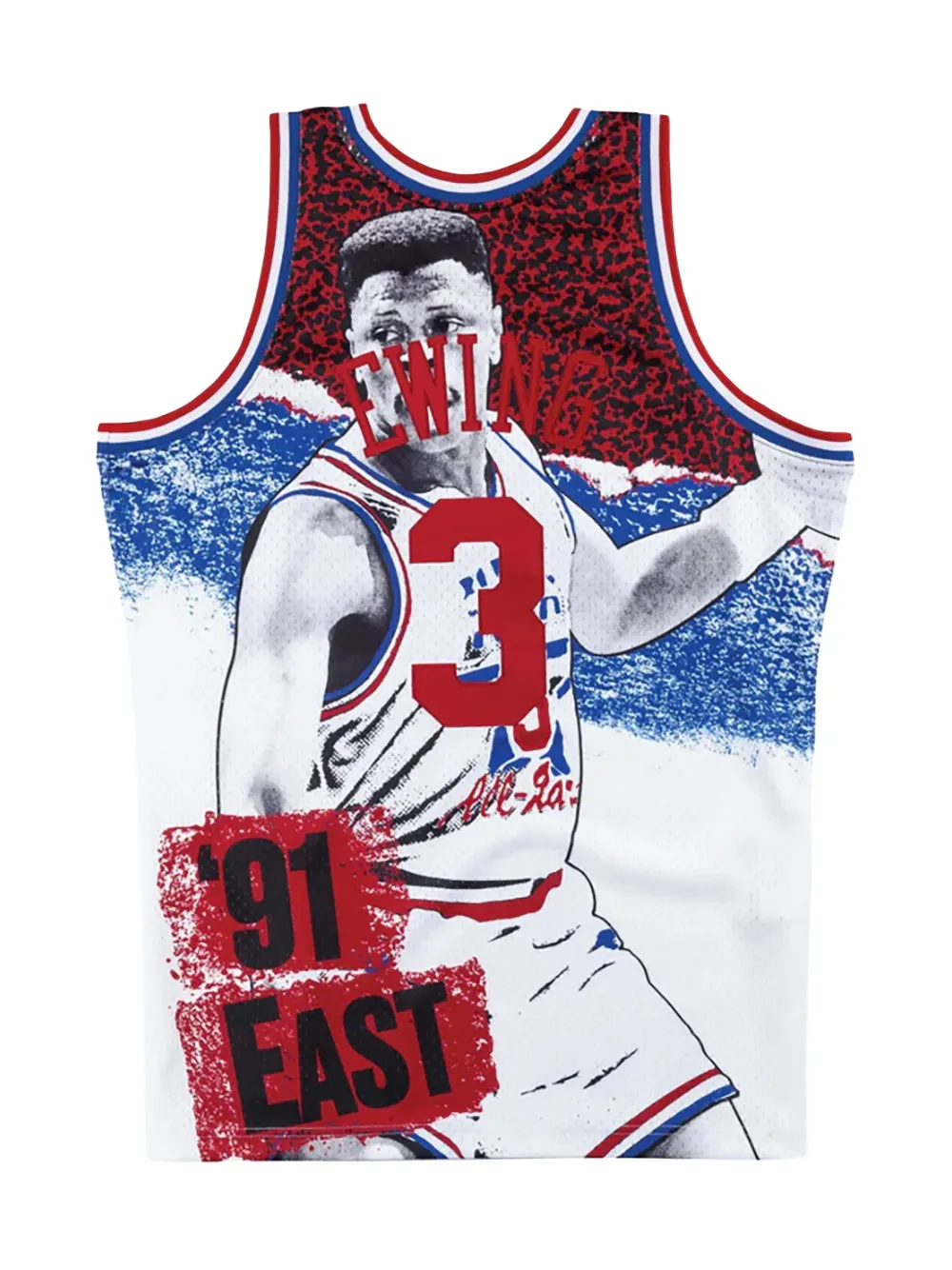 Mitchell & Ness x NBA Patrick Ewing Swingman gilet Wit