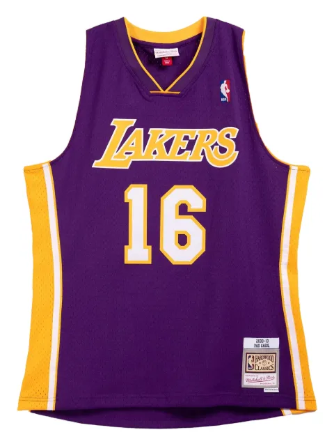 Mitchell & Ness 2009 Los Angeles Lakers pau gasol jersey