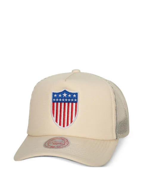 Mitchell & Ness flag-embroidery baseball cap