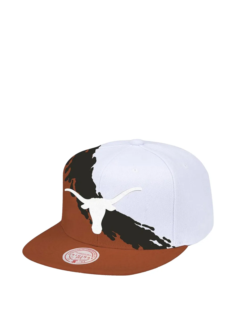 Mitchell & Ness NCAA Paintbrush University of Texas Longhorns HWC snapback cap - Bianco
