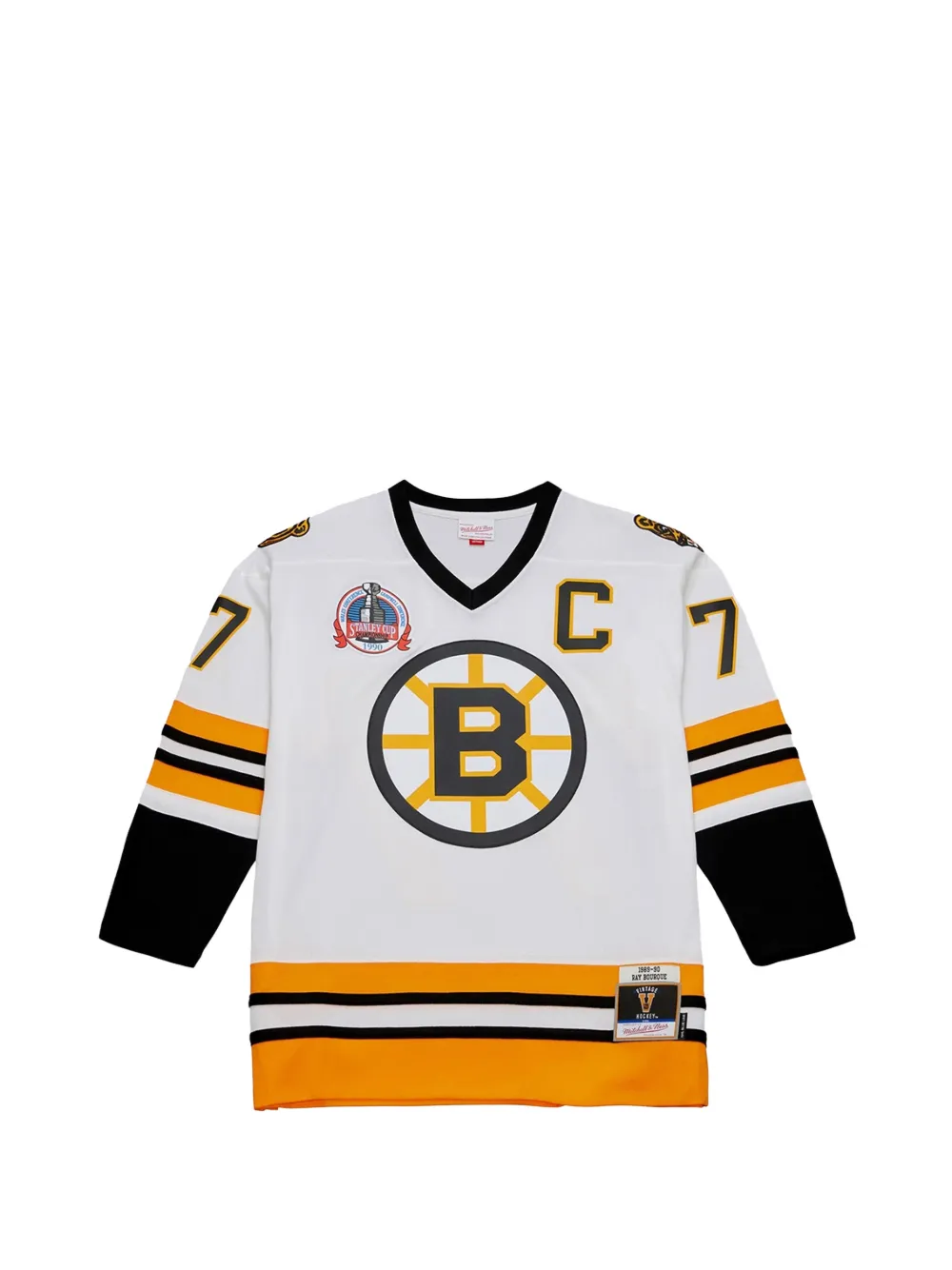 Mitchell & Ness T-shirt Boston Bruins 1989 - Bianco