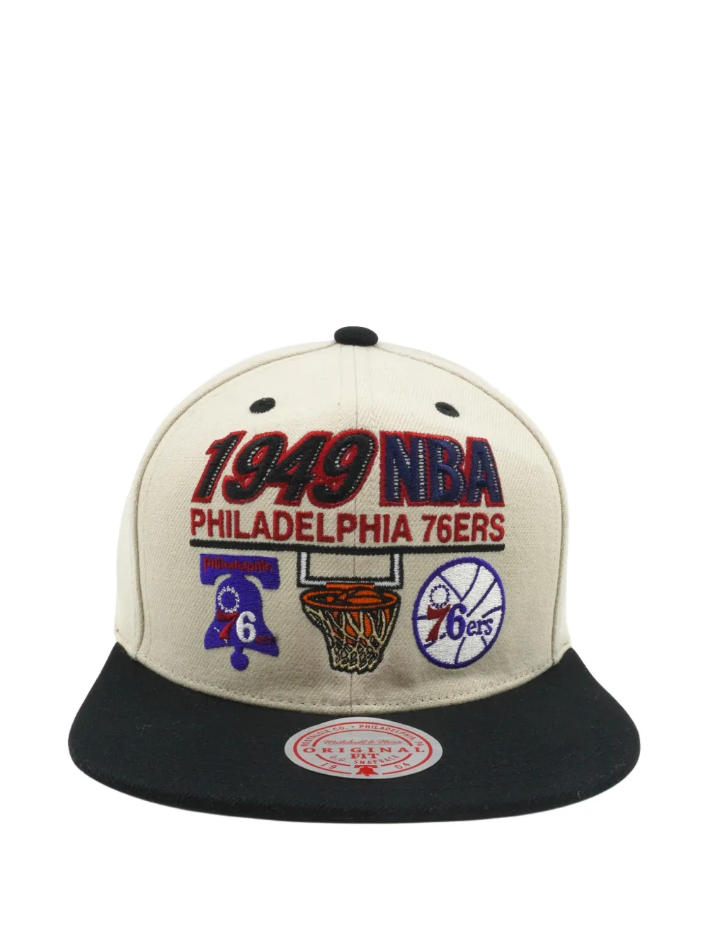 Mitchell & Ness Cappello da baseball NBA con ricamo - Toni neutri