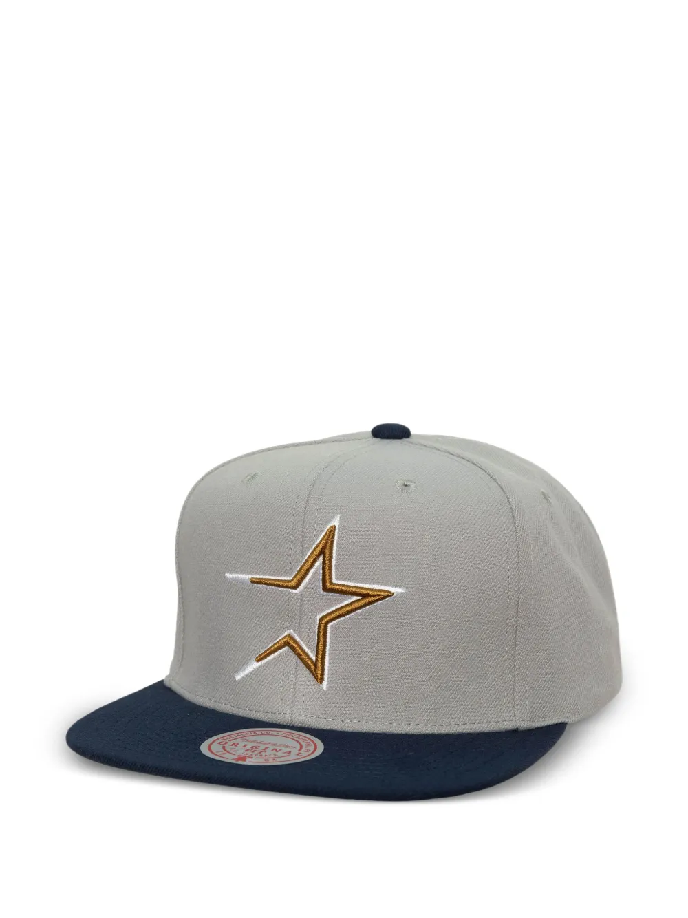 Mitchell & Ness star-embroidered baseball cap - Grigio