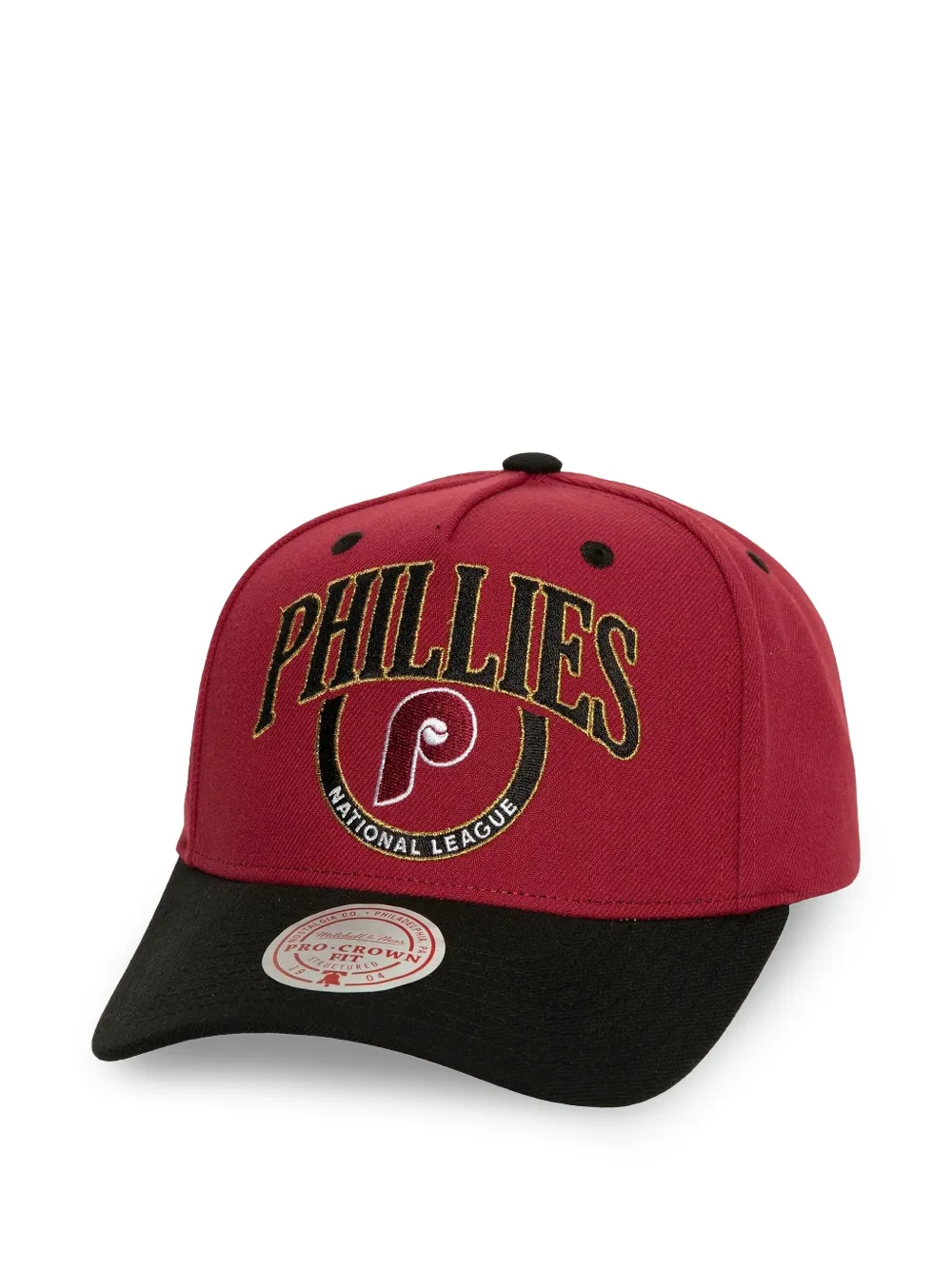 Mitchell & Ness Cappello da baseball con ricamo Philies - Rosso