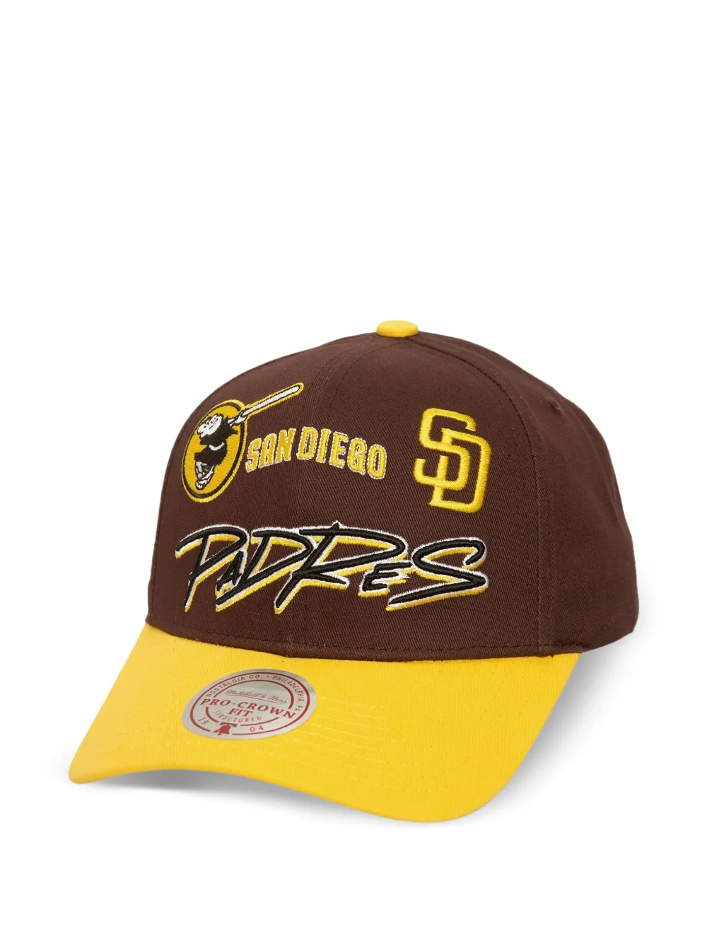 Mitchell & Ness Cappello da baseball Padres All In 2.0 Pro - Marrone