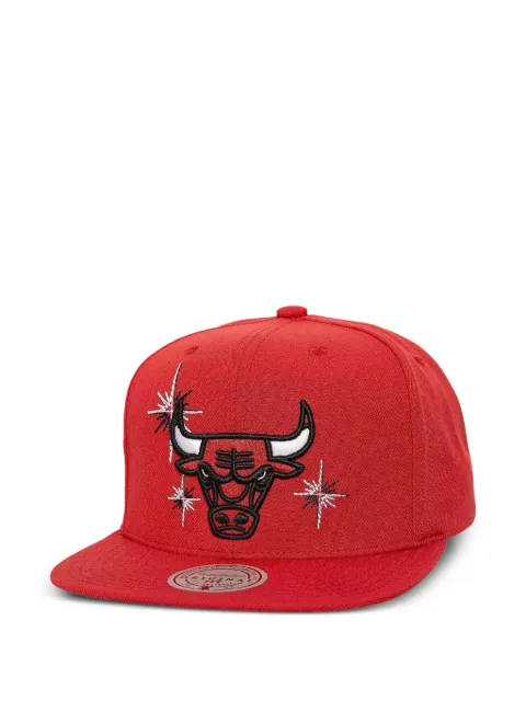Mitchell & Ness Chicago Bulls embroidered starlight snapback cap