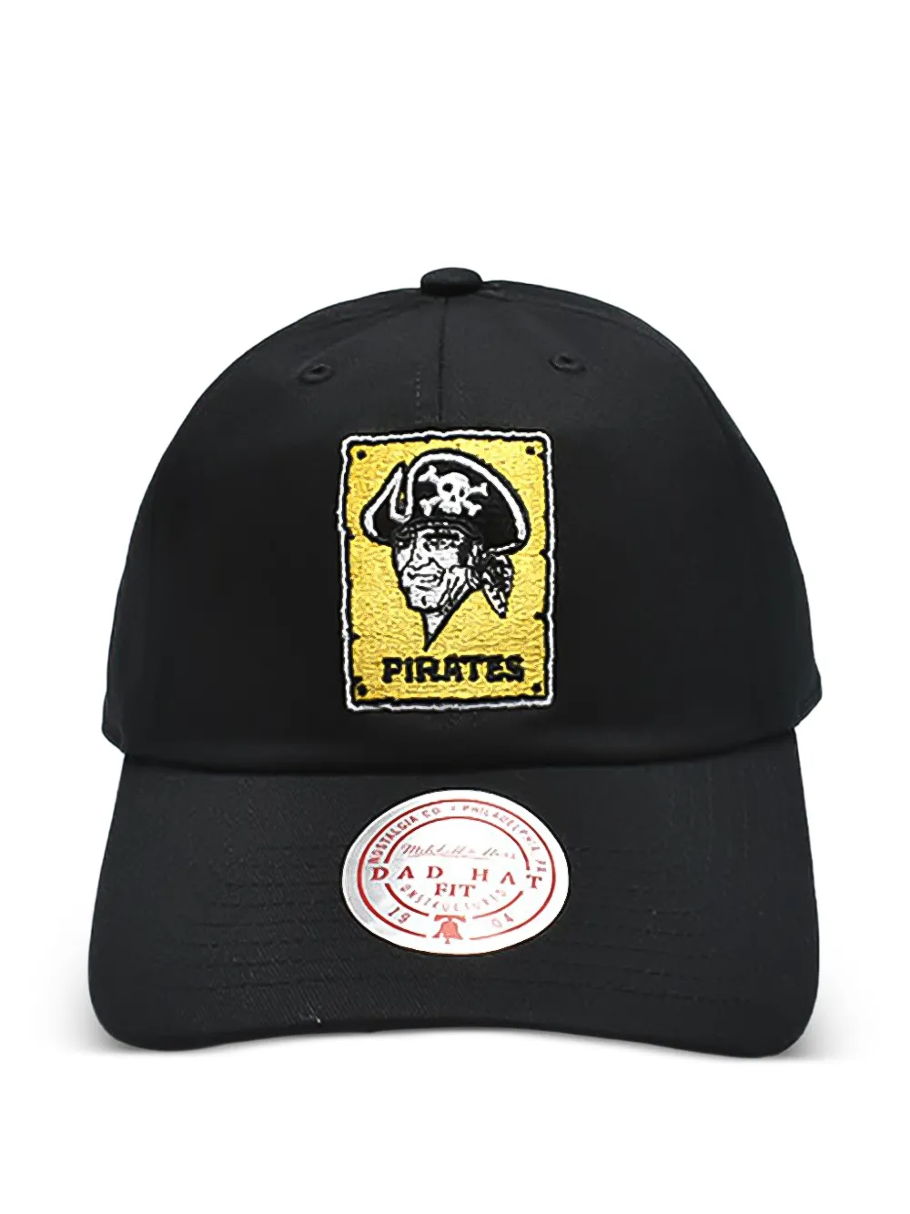 Mitchell & Ness Pittsburgh Pirates MLB Cooperstown logo baseball cap | Black | Image 1