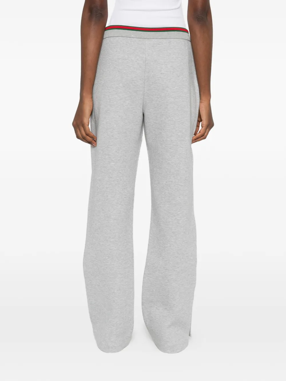 button-detail track pants