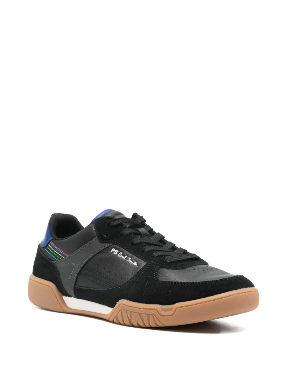 PS Paul Smith Leren sneakers Zwart