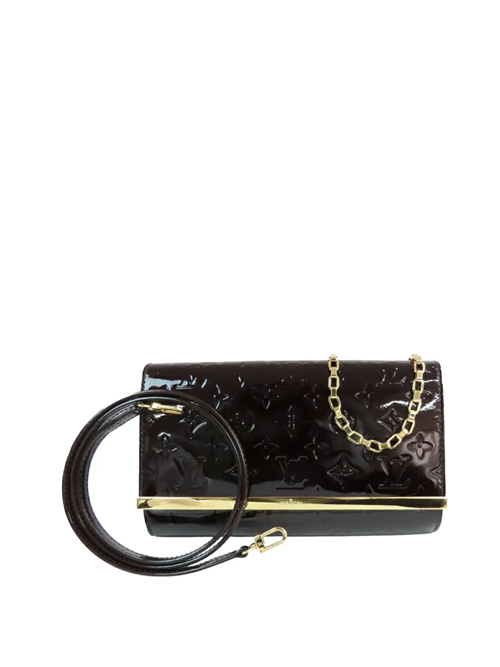 Louis Vuitton Pre-Owned 2014 Monogram Vernis Ana satchel - Viola