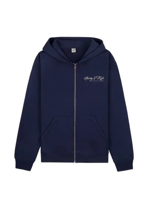 Sporty & Rich zip hooded jacket