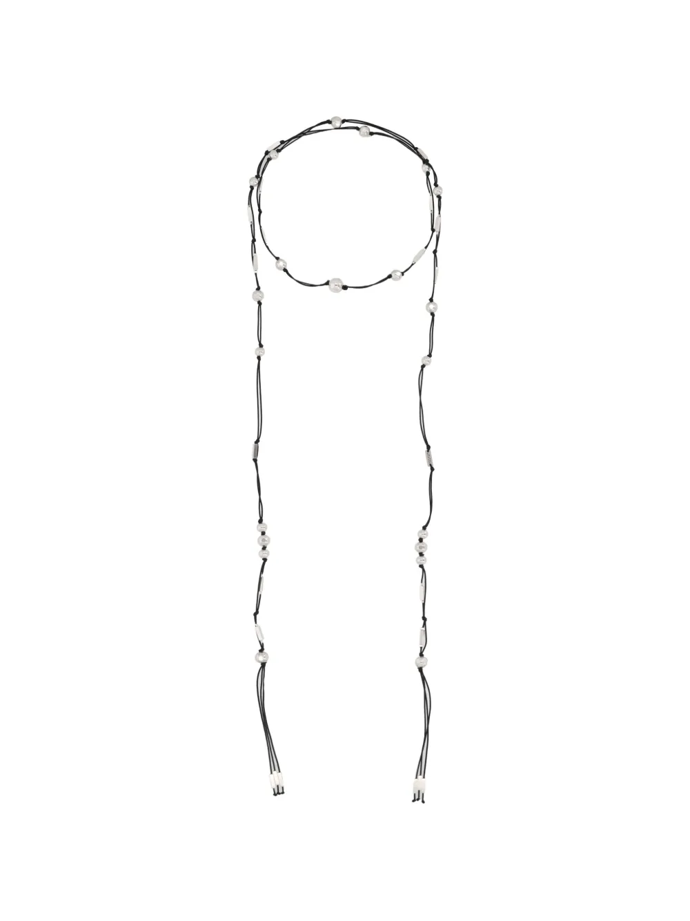 ISABEL MARANT beaded necklace - Argento