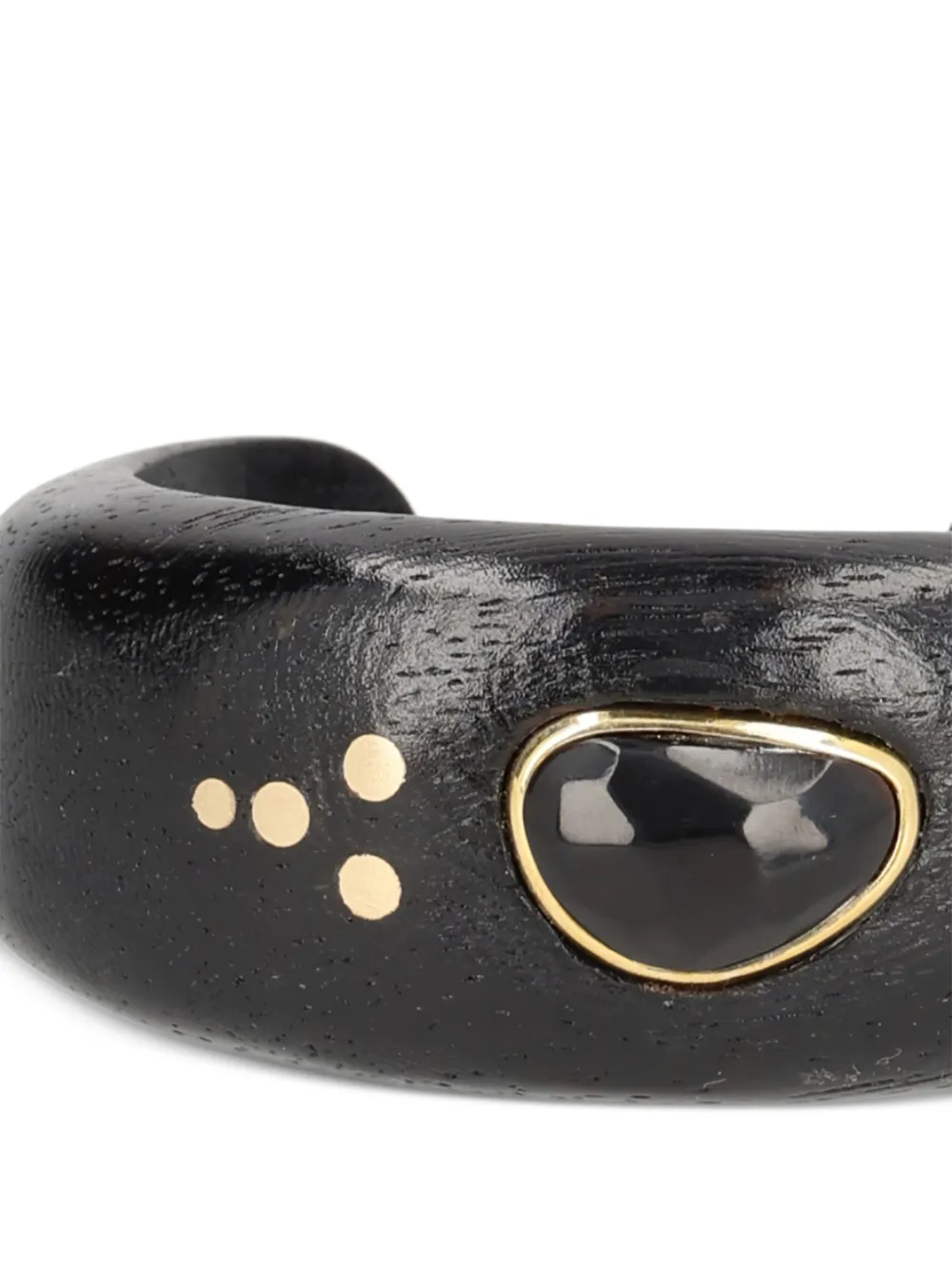 ISABEL MARANT stone-embellished bracelet - Zwart