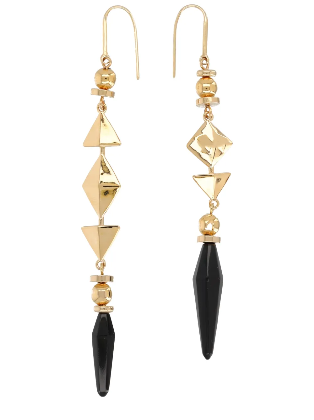 ISABEL MARANT Ida geometric pendant earrings - Goud