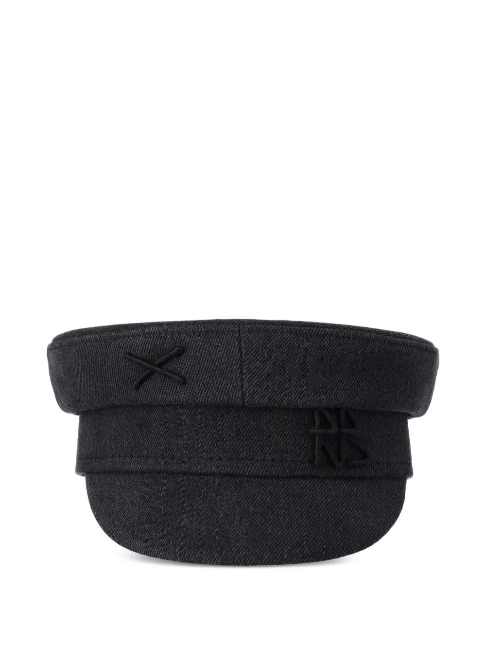 Ruslan Baginskiy logo trim cap hat - Nero