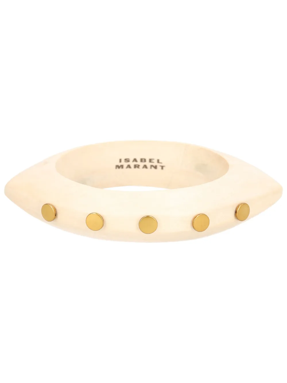 ISABEL MARANT studded bangle bracelet - Beige