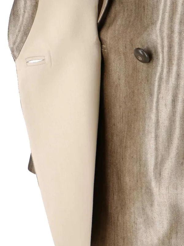 Giorgio Armani シルクダブルジャケット | ニュートラル | FARFETCH JP