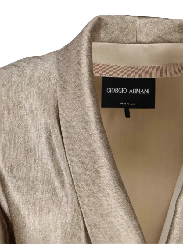 Giorgio Armani シルクダブルジャケット | ニュートラル | FARFETCH JP