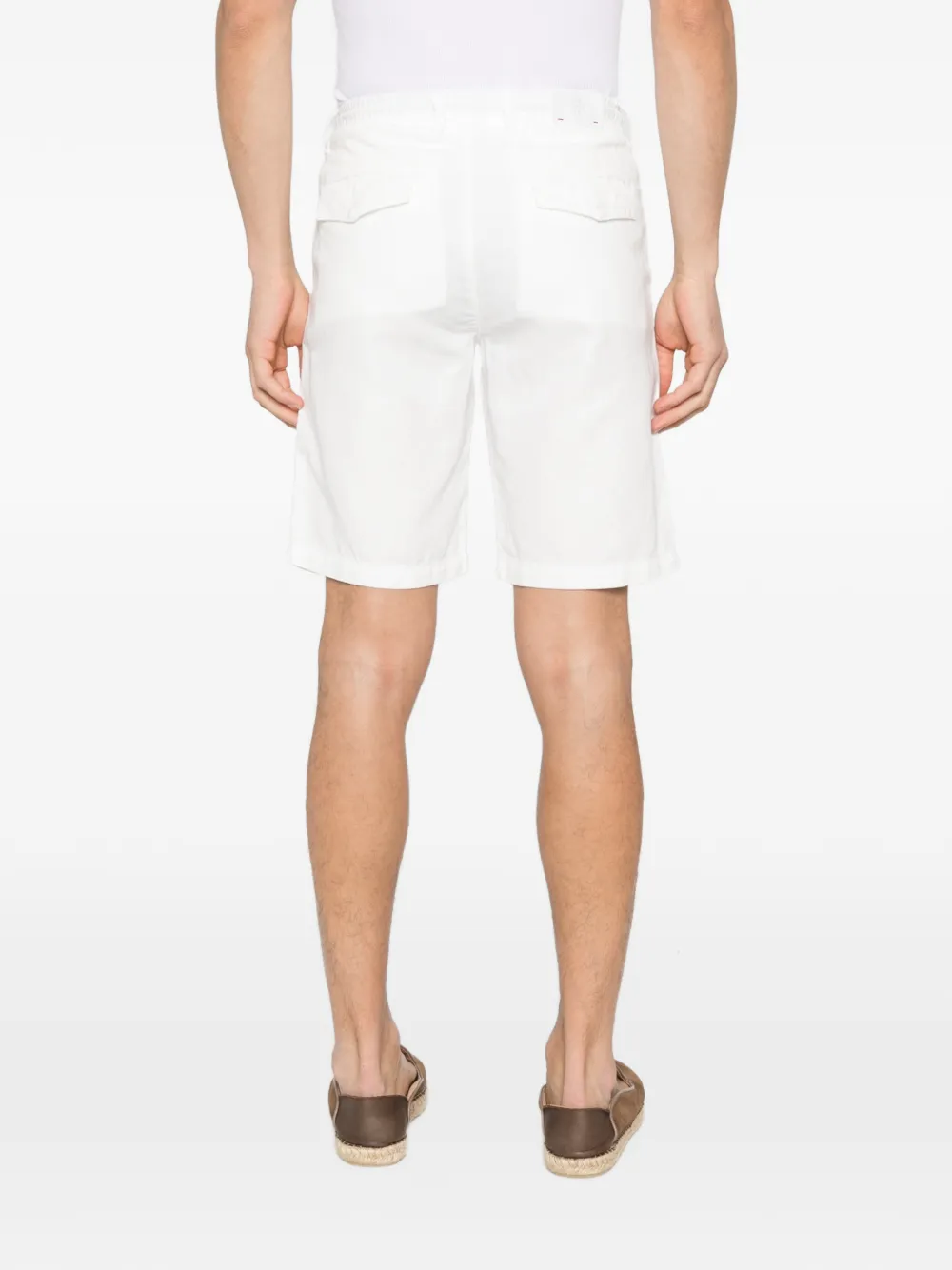Eleventy Shorts met trekkoord Wit