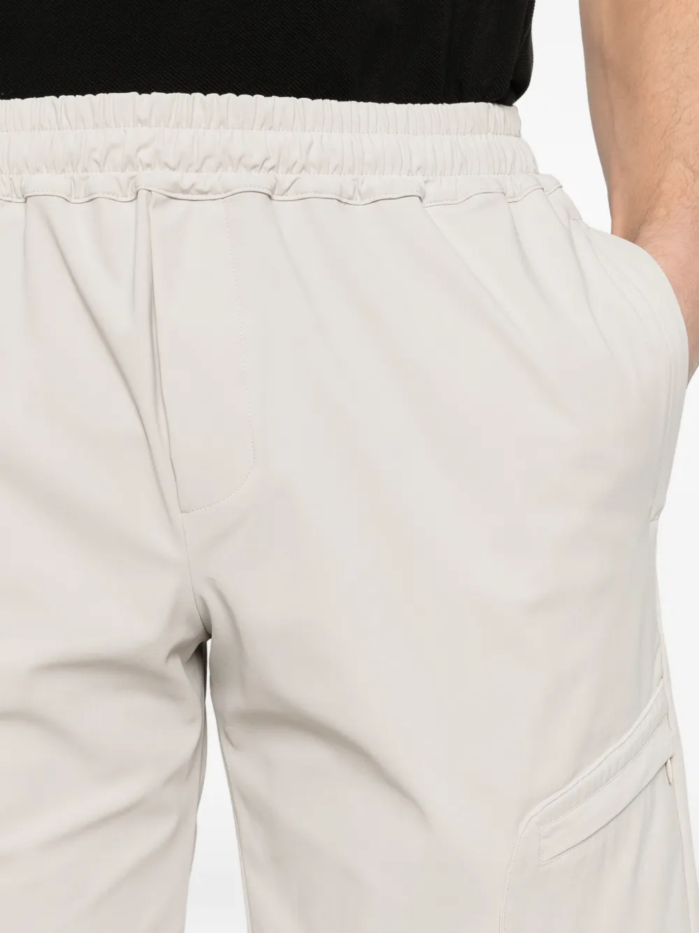 Elastic-Waistband Pocket Shorts