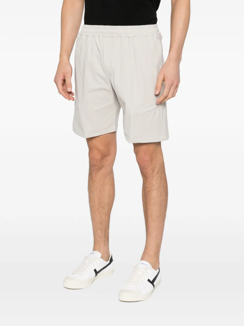 Elastic-Waistband Pocket Shorts
