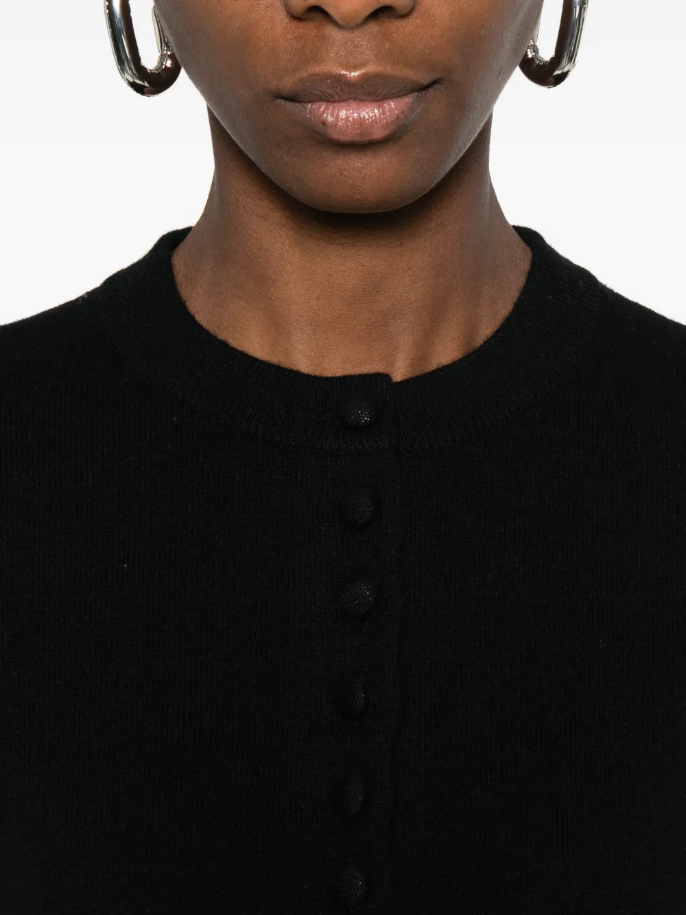 Lisa Yang Wilona button-up vest Zwart
