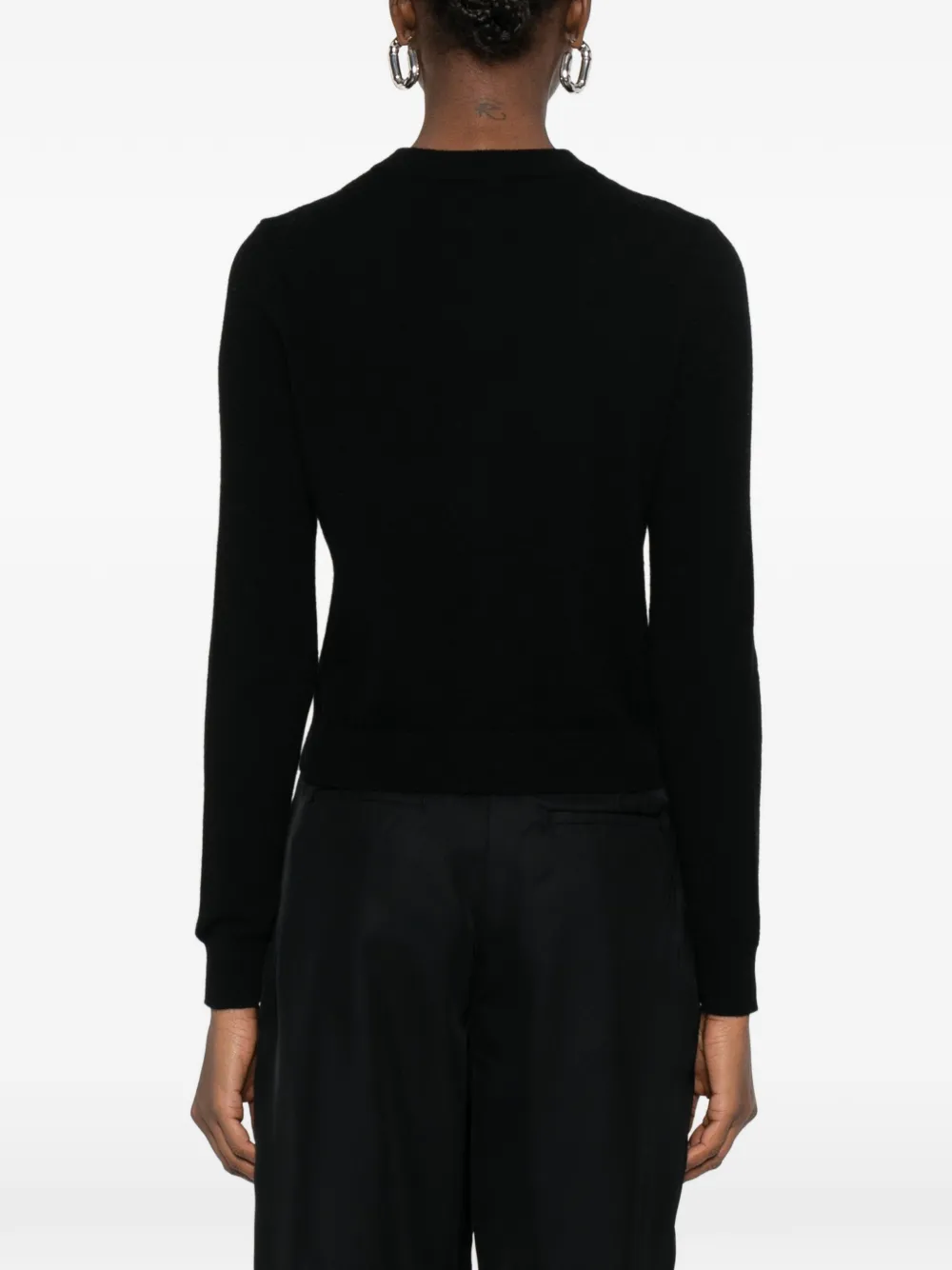 Lisa Yang Wilona button-up vest Zwart
