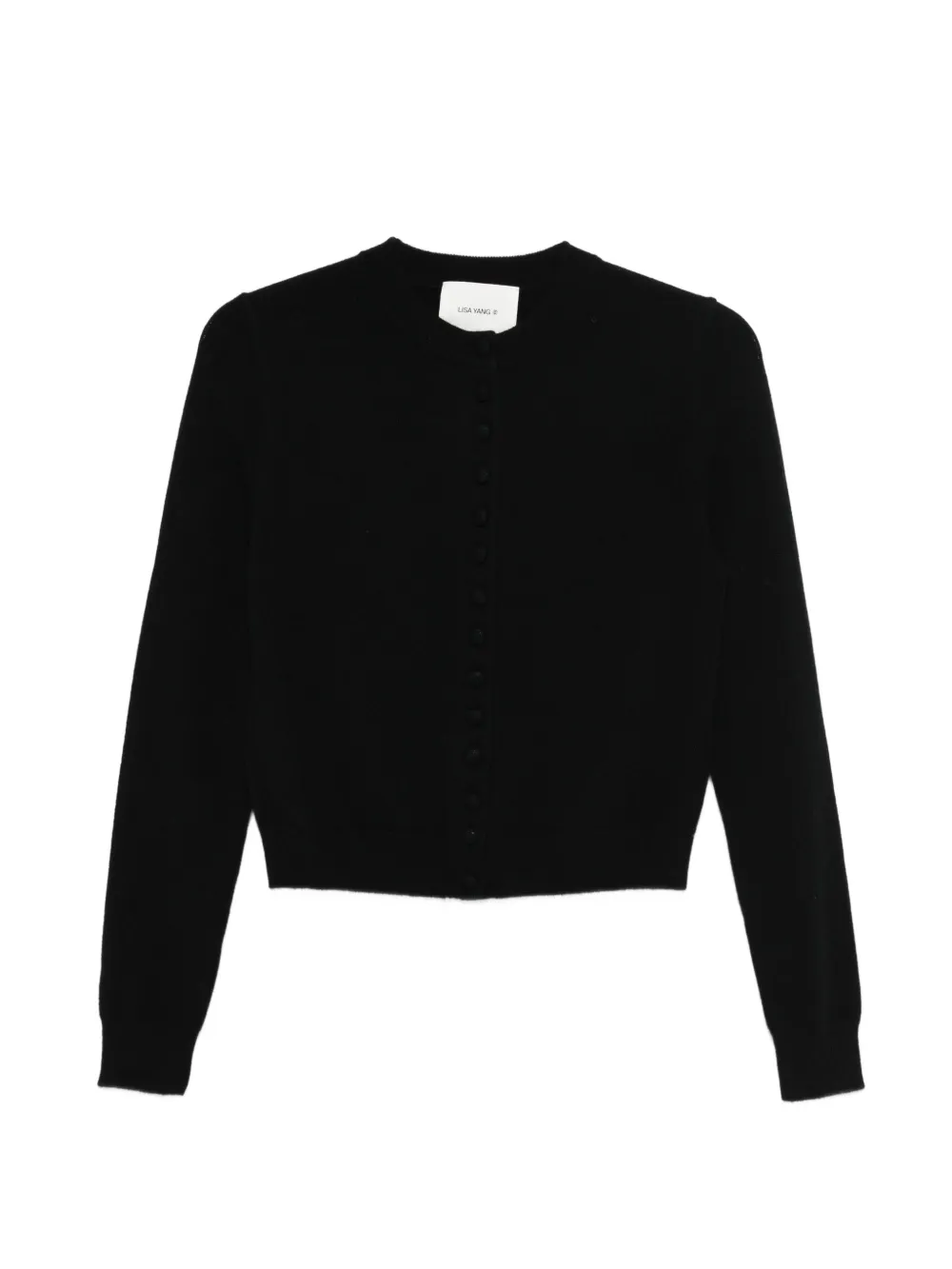 Lisa Yang Wilona button-up cardigan - Nero