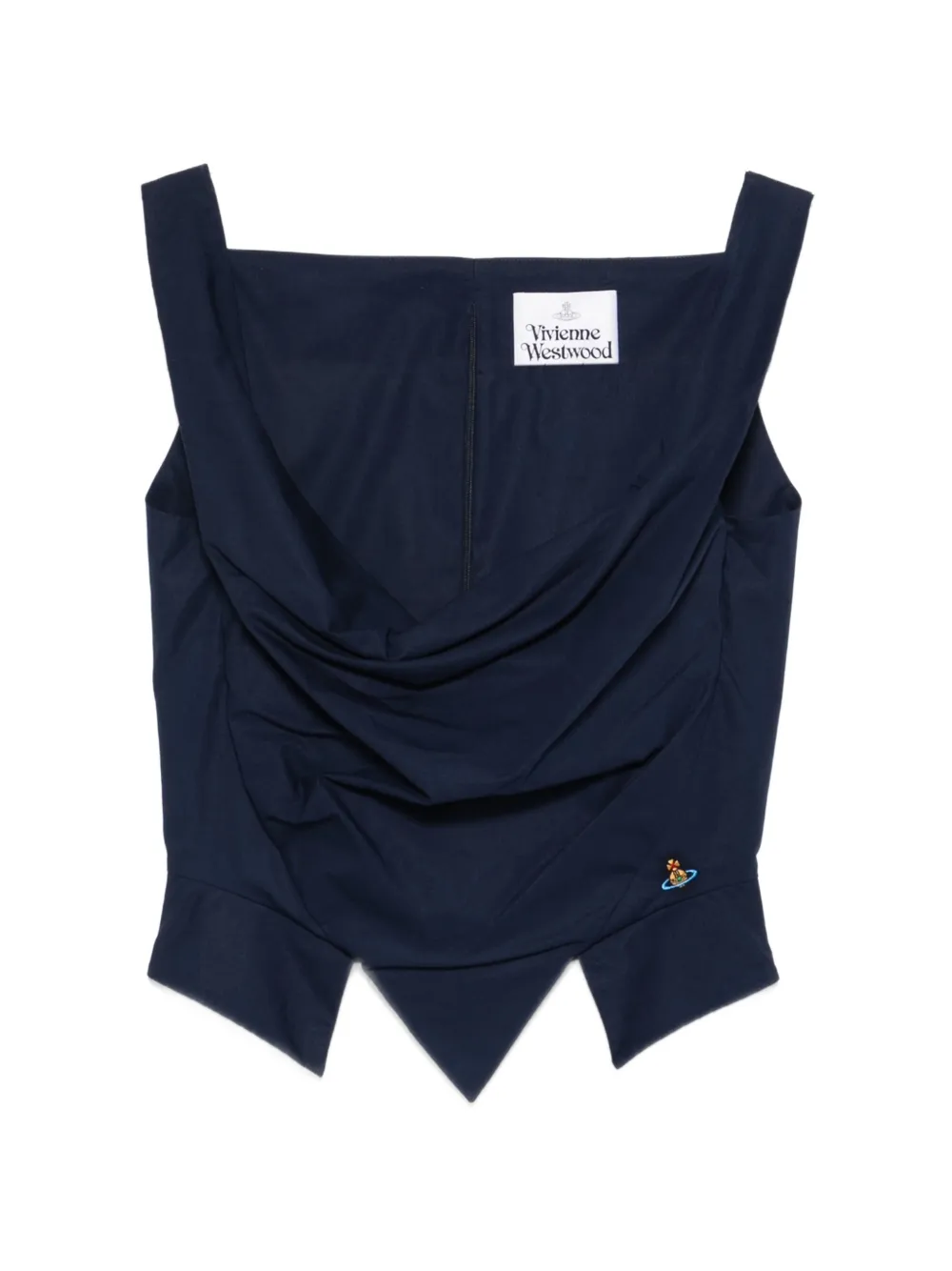 Vivienne Westwood Sunday draped orb top - Blu